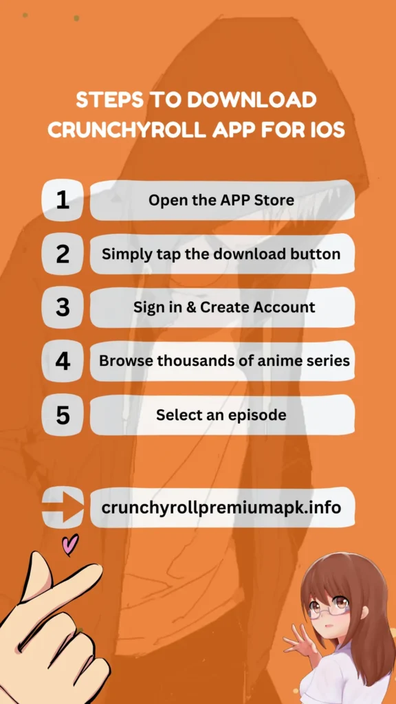 Download Crunchyroll app for iOS