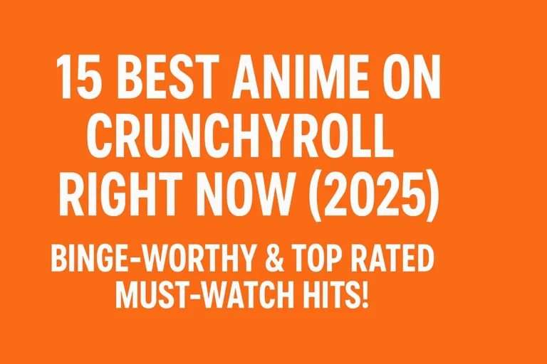 15 Best Anime on Crunchyroll Right Now (2025) – Binge-Worthy & Top Rated Must-Watch Hits!