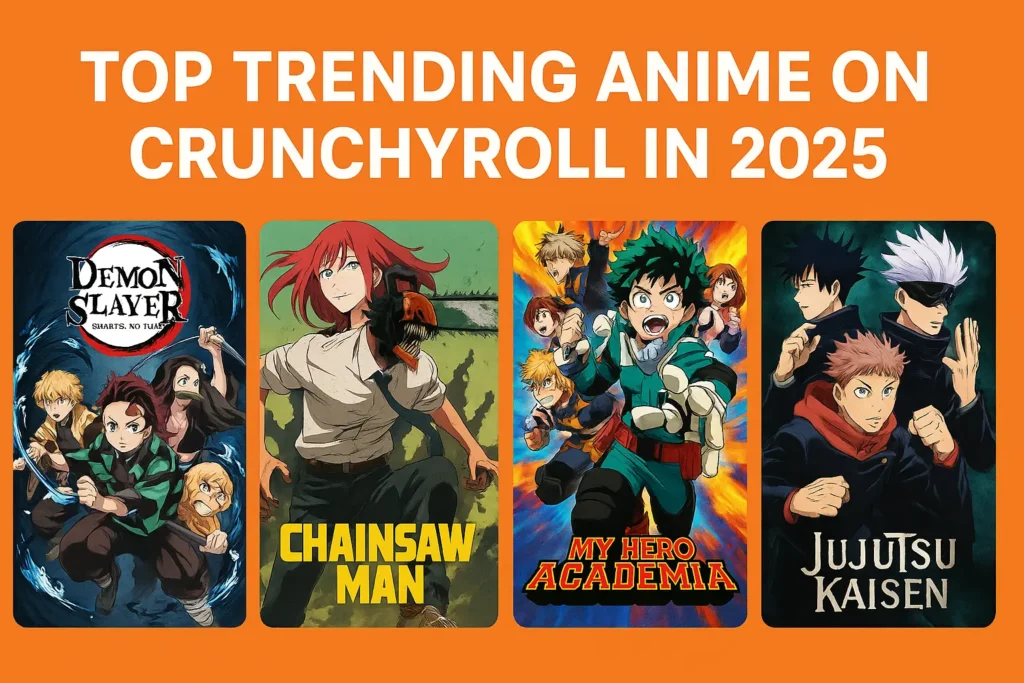 Top Trending Anime on Crunchyroll in 2025
