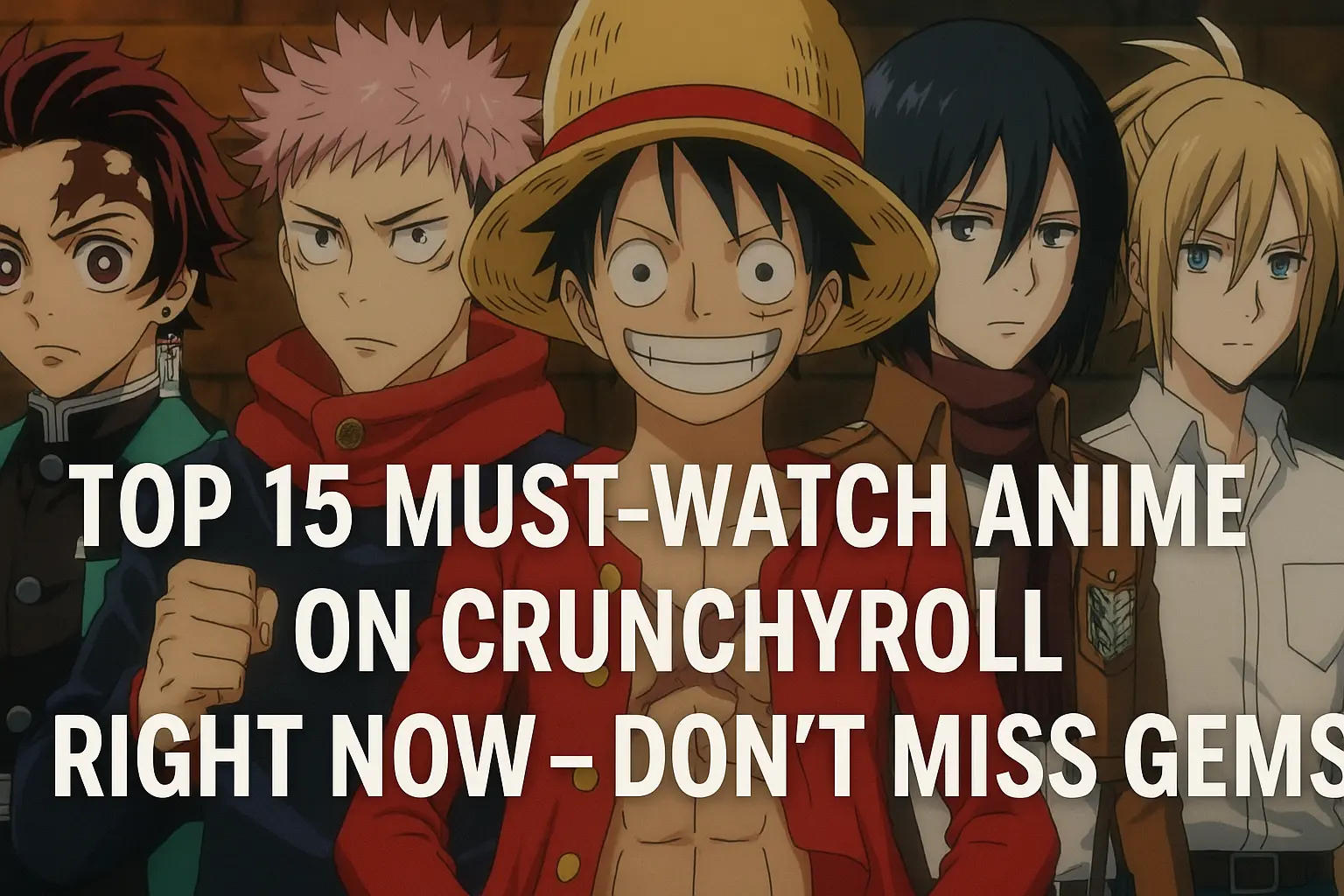 Top 15 Must-Watch Anime on Crunchyroll Right Now – Don't Miss These Gems!