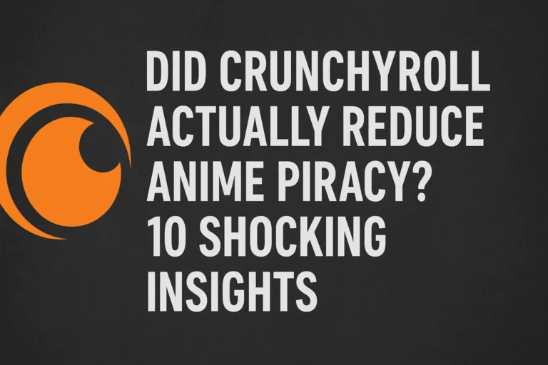 Did Crunchyroll Actually Reduce Anime Piracy? 10 Shocking Insights