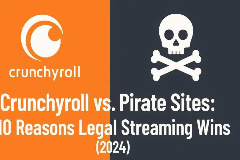Crunchyroll vs. Pirate Sites: 10 Reasons Legal Streaming Wins (2024)