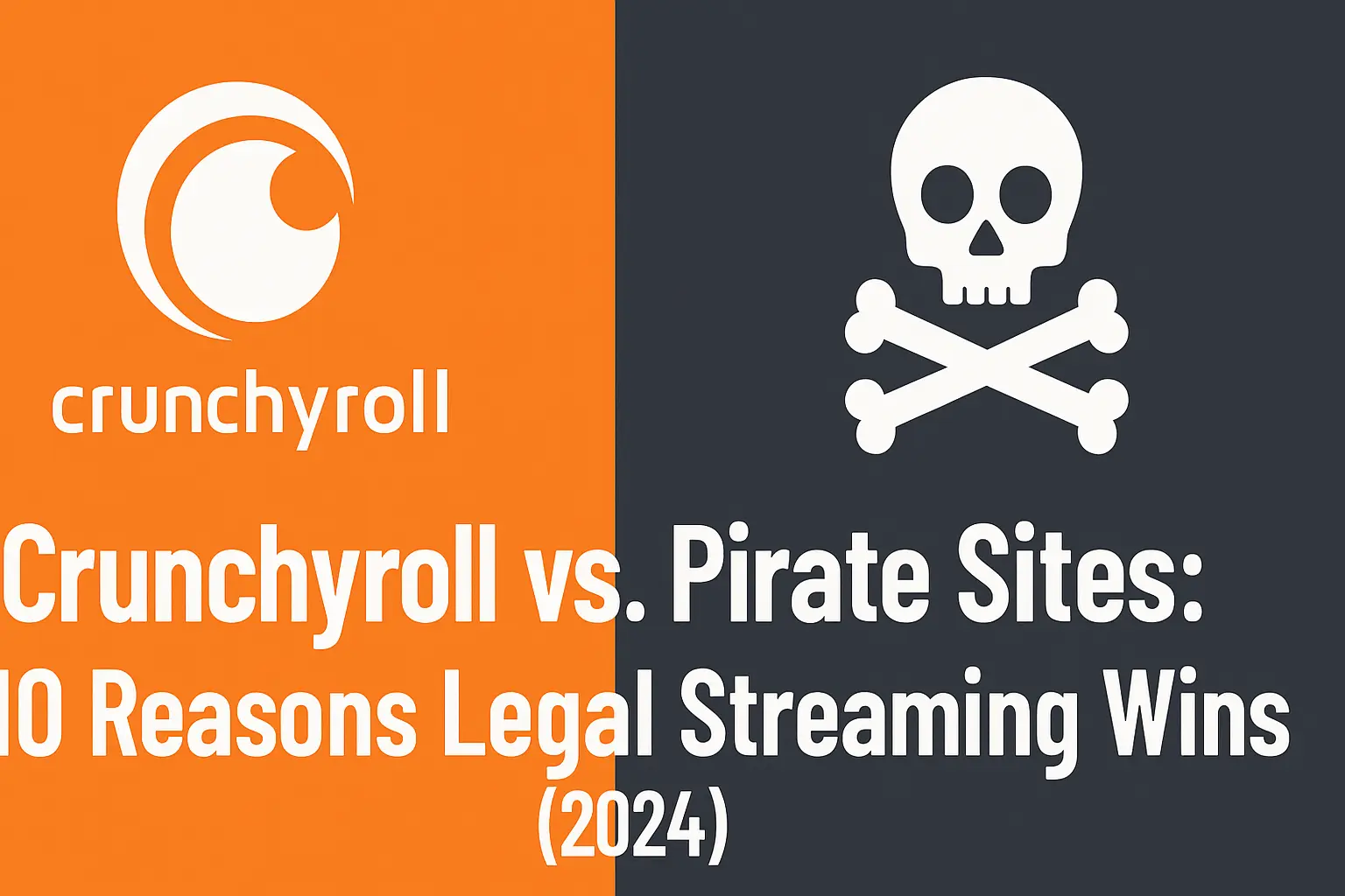 Crunchyroll vs. Pirate Sites: 10 Reasons Legal Streaming Wins (2024)