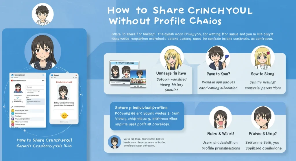 How to Share Crunchyroll Without Profile Chaos