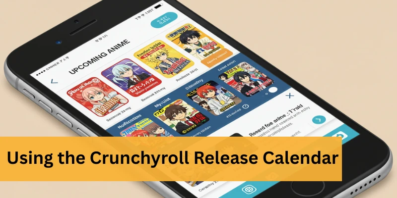 Using the Crunchyroll Release Calendar
