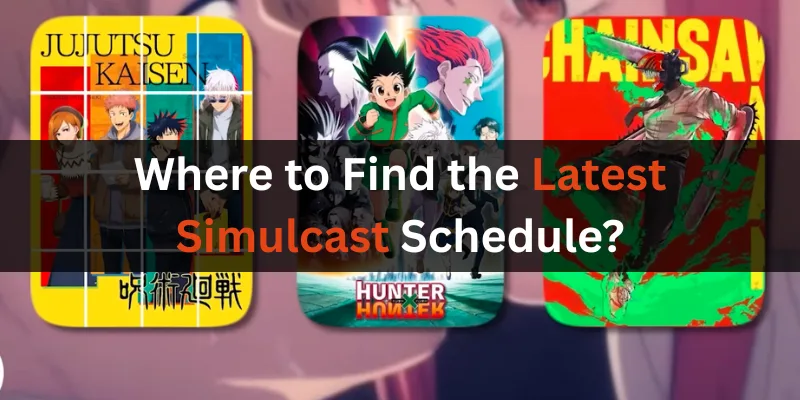 Where to Find the Latest Simulcast Schedule